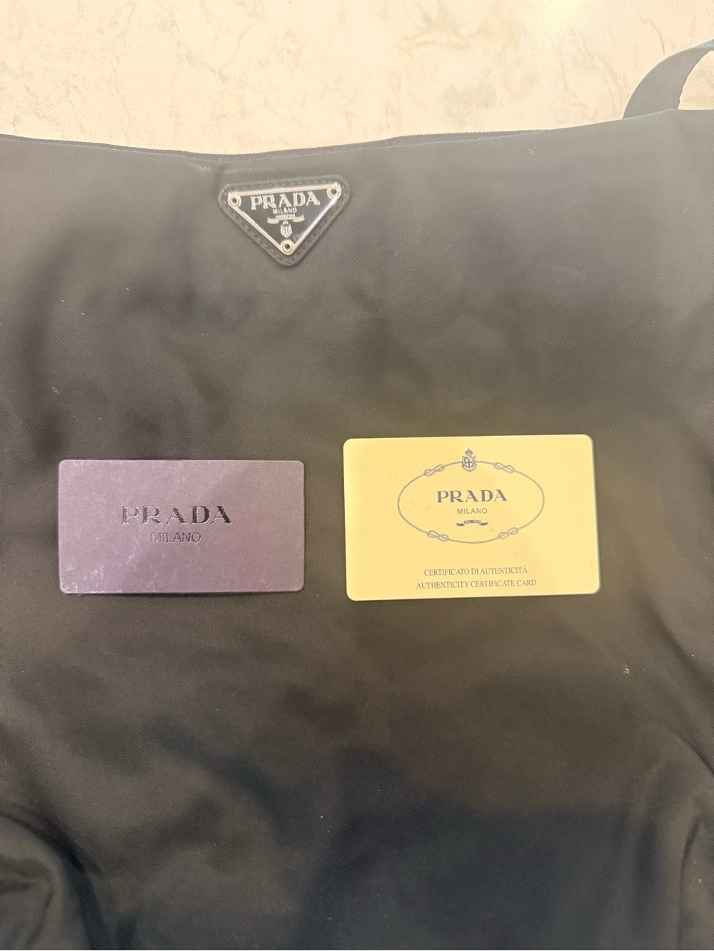 Prada Black Nylon Shoulder Bag - Like New! - Picture 6 of 9